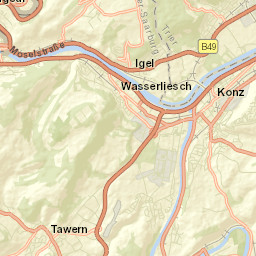 Konz Street Map