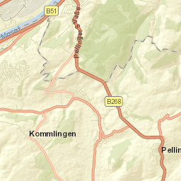 Pellingen Street Map