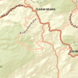 Lindenfels Street Map