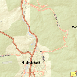 Michelstadt Street Map