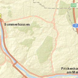 Sommerhausen Street Map