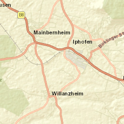 Willanzheim Street Map