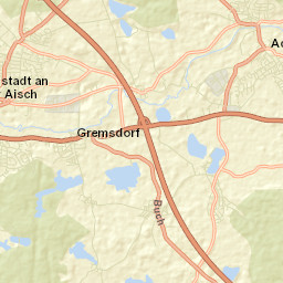 Höchstadt an der Aisch Street Map