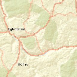Egloffstein Street Map
