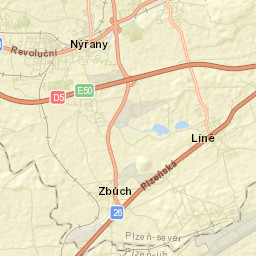 Nýřany Street Map