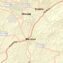 Hrádek Street Map