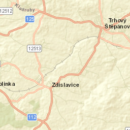 Trhový Štěpánov Street Map