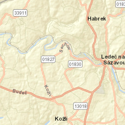 Ledeč nad Sázavou Street Map