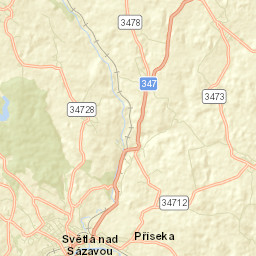 Světlá nad Sázavou Street Map