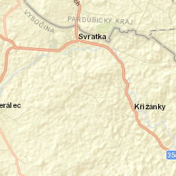 Svratka Street Map