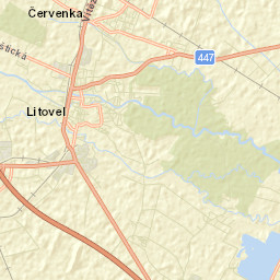 Červenka Street Map