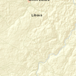 Město Libavá Street Map