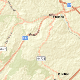 Fulnek Street Map