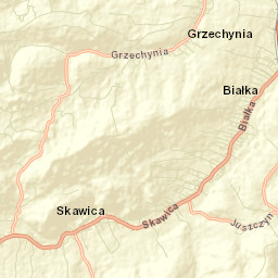 Białka Street Map