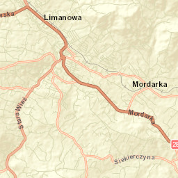 Limanowa Street Map