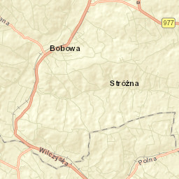 Bobowa Street Map