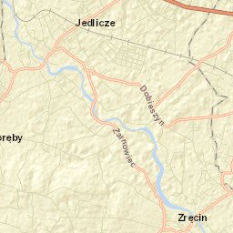 Jedlicze Street Map