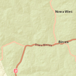 Bircza Street Map