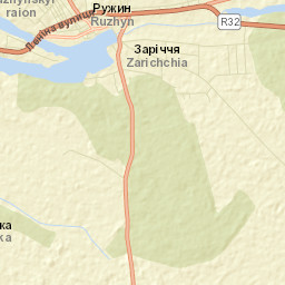 Ruzhyn Street Map