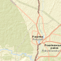 Rokytne Street Map