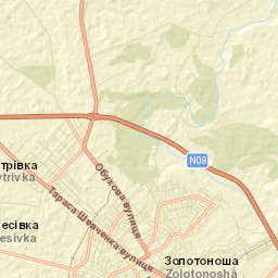 Zolotonosha Street Map