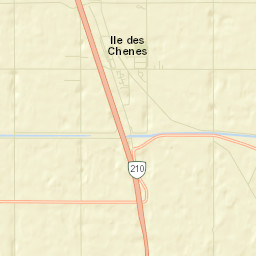 Ile des Chênes Street Map