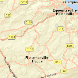 Querqueville Street Map
