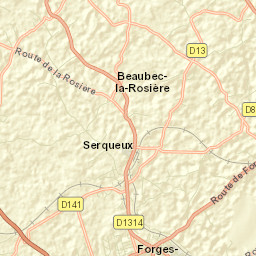 Serqueux Street Map