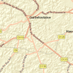 Gaillefontaine Street Map