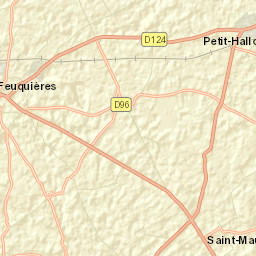Feuquières Street Map