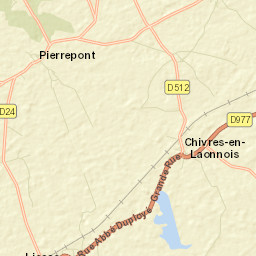 Liesse-Notre-Dame Street Map