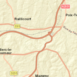 Ardennes Street Map