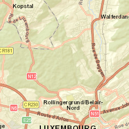 Bridel Street Map