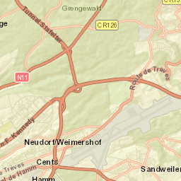 Sandweiler Street Map