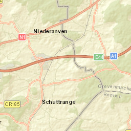 Schuttrange Street Map