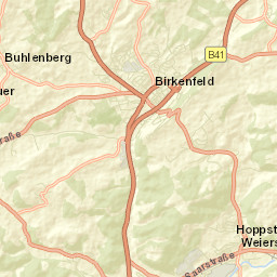 Birkenfeld Street Map
