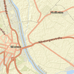 Worms Street Map