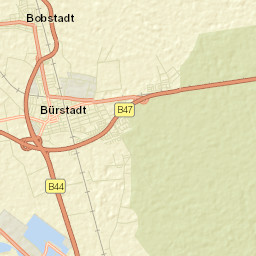 Bürstadt Street Map