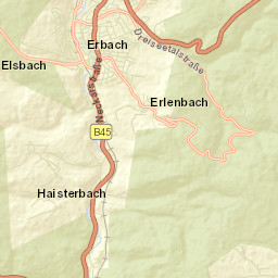Erbach Street Map