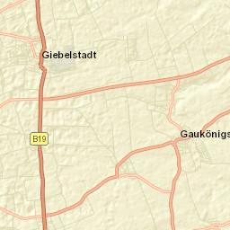 Giebelstadt Street Map