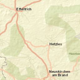 Effeltrich Street Map