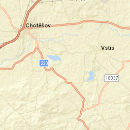 Chotěšov Street Map