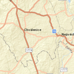 Nezvěstice Street Map