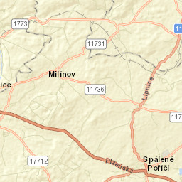 Spálené Poříčí Street Map