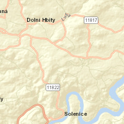 Okres Příbram Street Map