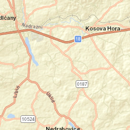 Sedlčany Street Map