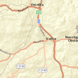 Votice Street Map