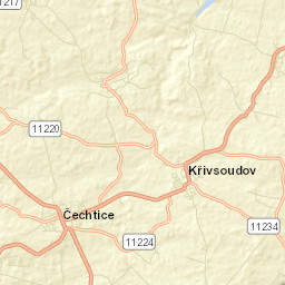 Čechtice Street Map
