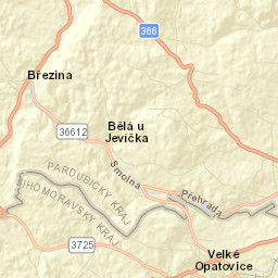 Velké Opatovice Street Map