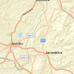 Jaroměřice Street Map